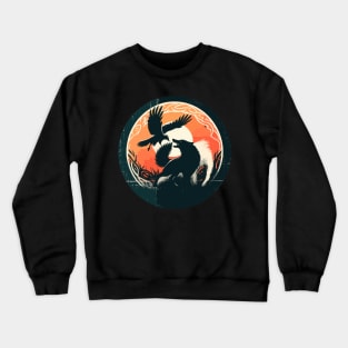 Wolf and raven Crewneck Sweatshirt